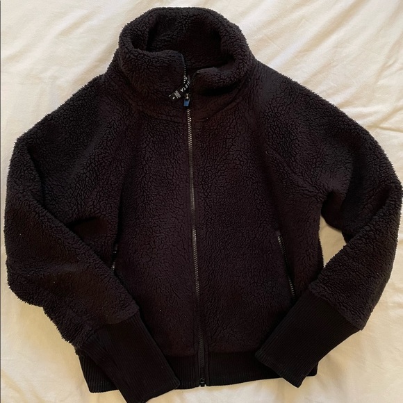 Athleta Jackets & Blazers - Athleta Sherpa Bomber Jacket